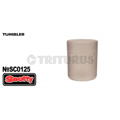 SCOTTY 125-CL TUMBLER, CLEAR 1