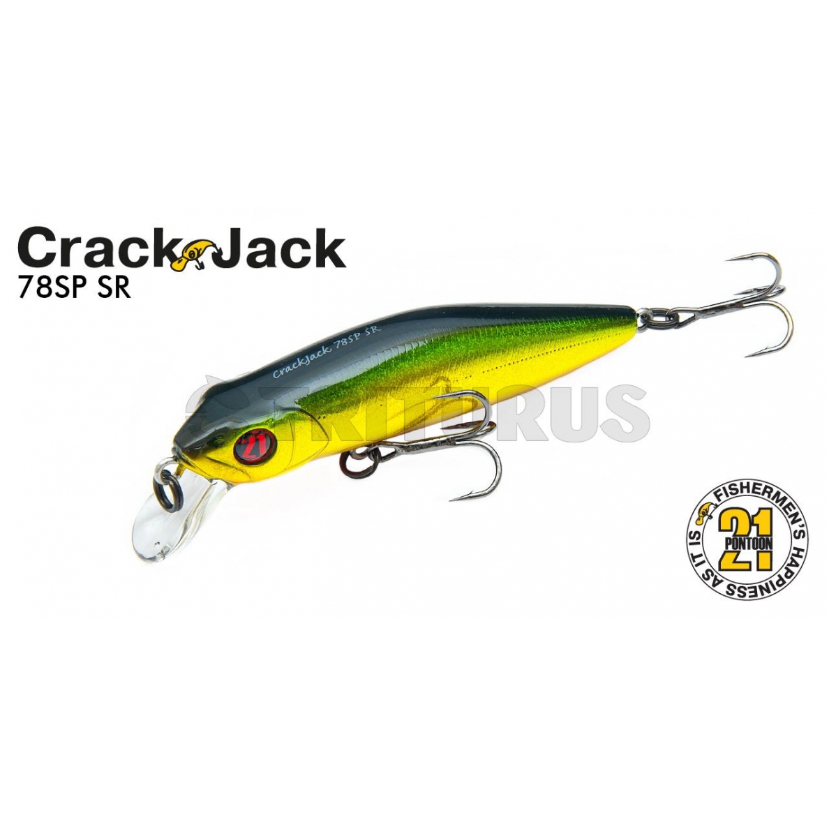 Pontoon21 CrackJack 78SP-SR – salmon and sea trout lure 78 mm 10.6 g 1