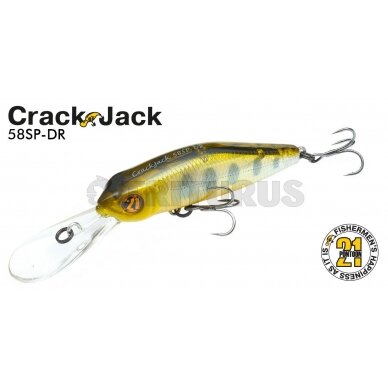 Pontoon21 CrackJack 58SP-DR 58 mm 5.7 g SP / Suspending DR 2.3–2.5 m (lure) 4