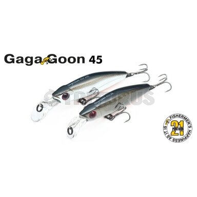Pontoon21 GagaGoon 45SS-MR – lėtai skęstantis vidutinio nėrimo gylio vobleris 45 mm 3,1 g Pontoon21 GagaGoon 45SS-MR – lėtai skęstantis vidutinio nėrimo gylio vobleris 45 mm 3,1 g