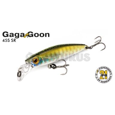 Pontoon21 GagaGoon 45MS-SR – vidutiniškai skęstantis sekliai neriantis vobleris 45 mm 3,25 g Pontoon21 GagaGoon 45MS-SR – vidutiniškai skęstantis sekliai neriantis vobleris 45 mm 3,25 g