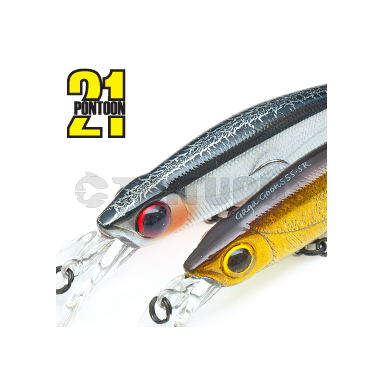 Pontoon21 GagaGoon 55SS-MR – lėtai skęstantis vidutinio nėrimo gylio vobleris 55 mm 5 g Pontoon21 GagaGoon 55SS-MR – lėtai skęstantis vidutinio nėrimo gylio vobleris 55 mm 5 g