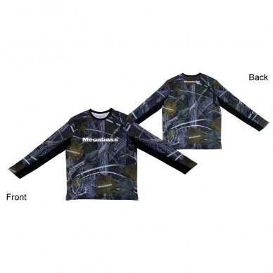 Megabass GAME LONG SLEEVE REAL CAMO Megabass GAME LONG SLEEVE REAL CAMO