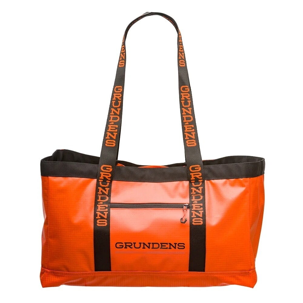 Grundens GEAR HAULER TOTE BAG 50L RED ORANGE ONE SIZE