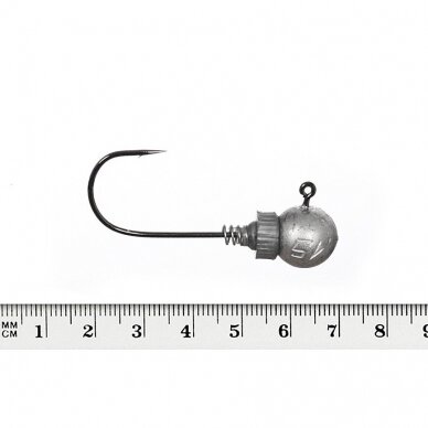 Musaga HANIBAL JIG H5/0 – jig head with screw-in soft-bait keeper and SASAME hook 5–35 g Musaga HANIBAL JIG H5/0 – jig head with screw-in soft-bait keeper and SASAME hook 5–35 g