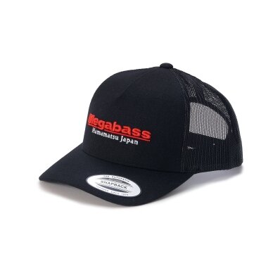 MEGABASS CAP CLASSIC TRUCKER BLACK/RED