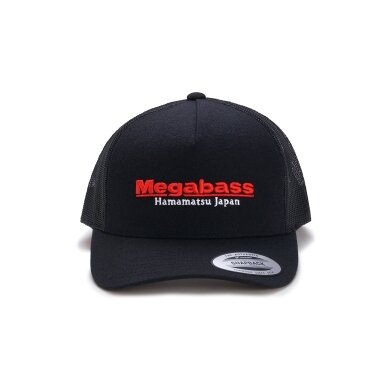 MEGABASS CAP CLASSIC TRUCKER BLACK/RED 1