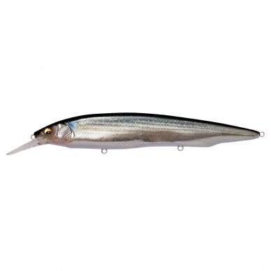 Megabass KANATA +1 – крупный плавающий минноу 160 мм, около 30 г, с заглублением до примерно 3,2 м. Основная цель – щука; также хорошо подходит для троллинга щуки и трофейного судака 16 Megabass KANATA +1 – крупный плавающий минноу 160 мм, около 30 г, с заглублением до примерно 3,2 м. Основная цель – щука; также хорошо подходит для троллинга щуки и трофейного судака 16