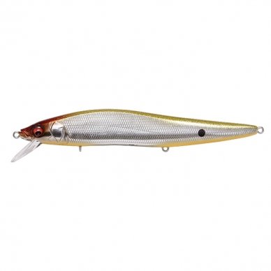 Megabass ONETEN MAX LBO – didelis plūdrus minnow vobleris 135 mm 21 g 13