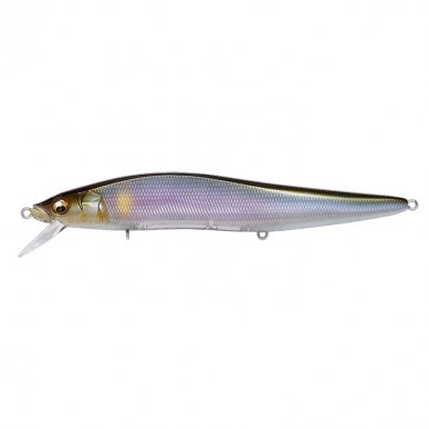 Megabass ONETEN MAX LBO – didelis plūdrus minnow vobleris 135 mm 21 g 10