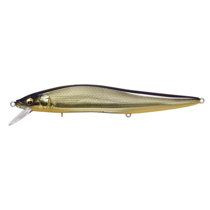 Megabass ONETEN MAX LBO – didelis plūdrus minnow vobleris 135 mm 21 g 7