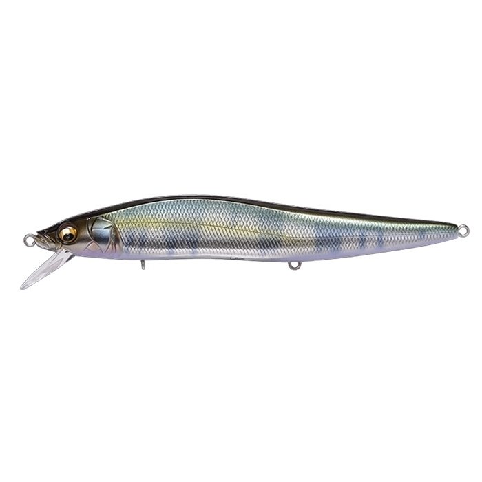 Megabass ONETEN MAX LBO – didelis plūdrus minnow vobleris 135 mm 21 g 11