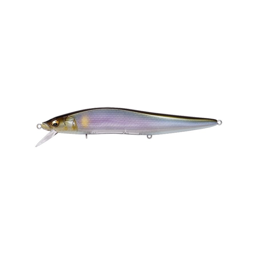 Megabass ONETEN MAX LBO – didelis plūdrus minnow vobleris 135 mm 21 g