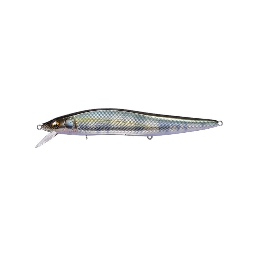 Megabass ONETEN MAX LBO – didelis plūdrus minnow vobleris 135 mm 21 g