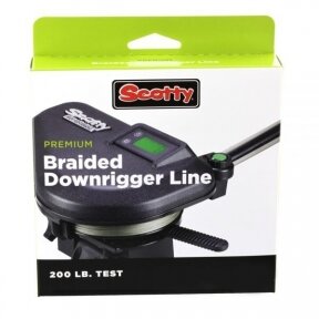 Scotty 2700K 200lb. test – Premium Braided Downrigger Line – 200 ft