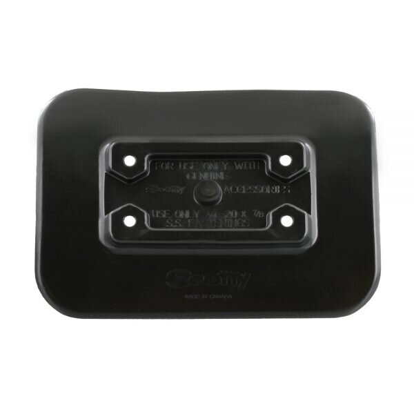 Scotty 341-BK Glue-On Pad For Inflatable Boats, Black