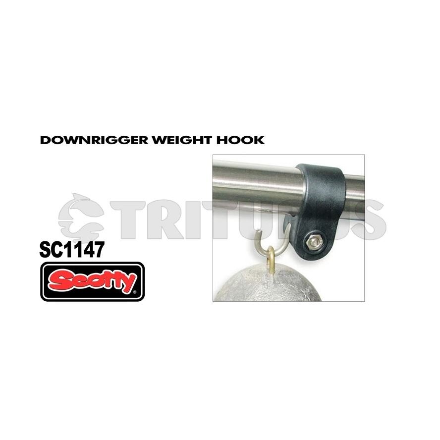 Weight Hook, Boom Mount, for 1'' booms