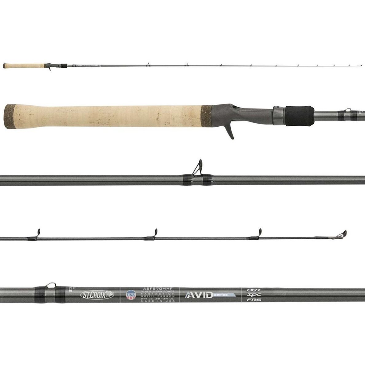 St.Croix AVID FRESHWATER ASFC70MHF 7' (213 см) 1 шт. 10-28 г Быстрый