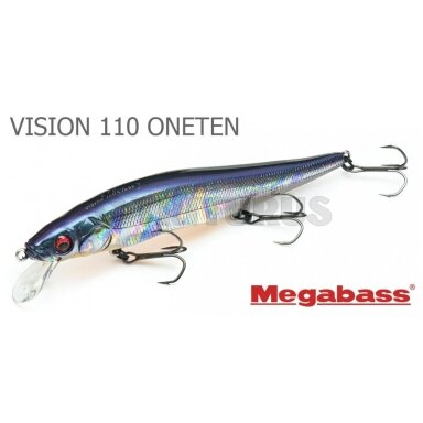 Megabass VISION ONETEN (SUSPEND) – minnow vobleris 110,5 mm 14 g Megabass VISION ONETEN (SUSPEND) – minnow vobleris 110,5 mm 14 g